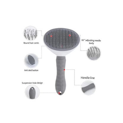 Pet Dog Brush Cat Comb Self Cleaning Pet Hair Remover Brush for Dogs Cats Grooming Tools Pets Dematting Comb Dogs Accessories