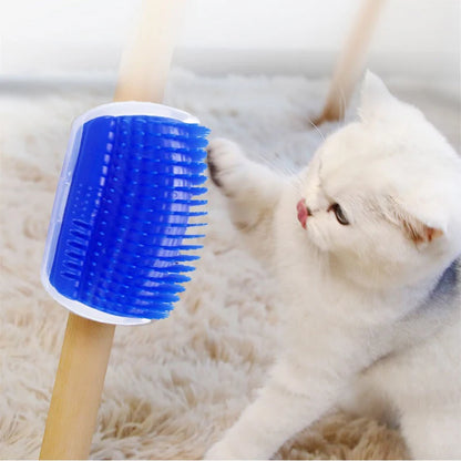 New Pet Cat Corner Scrubber Massager Cat Scratching Scratching Scratcher Cat Brush Comb Massage Corner Brush Pet Supplies
